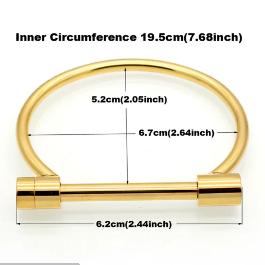 Monoliné Screw-on Bangle (Unisex)