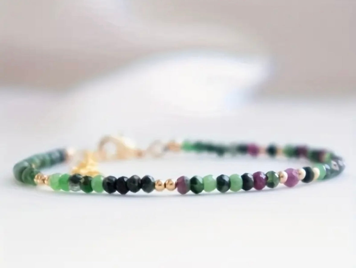 Raw Harmony Heart Bracelet