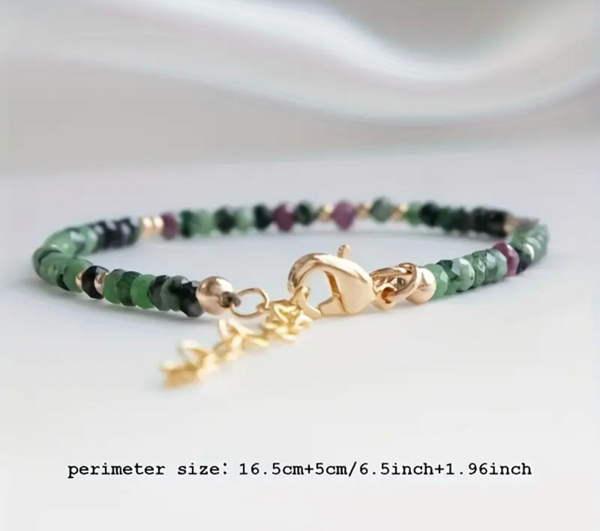 Raw Harmony Heart Bracelet