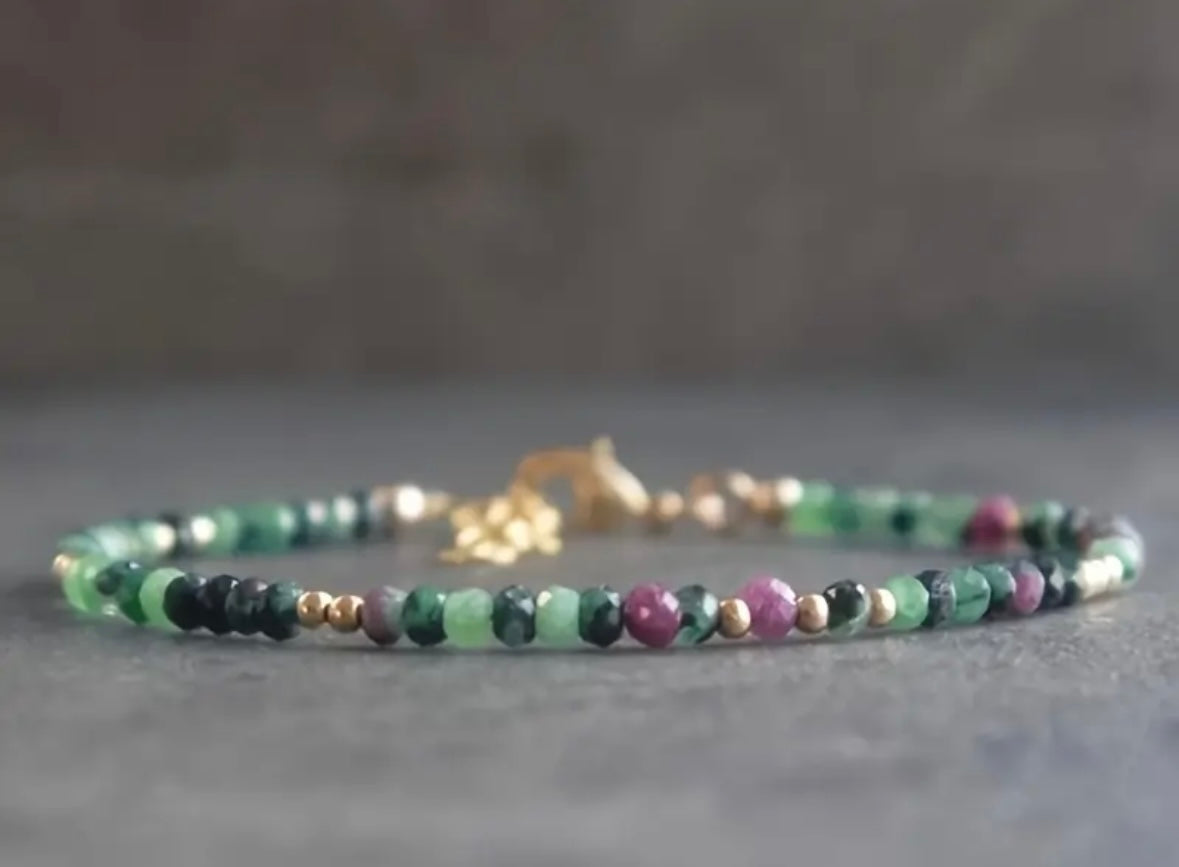 Raw Harmony Heart Bracelet
