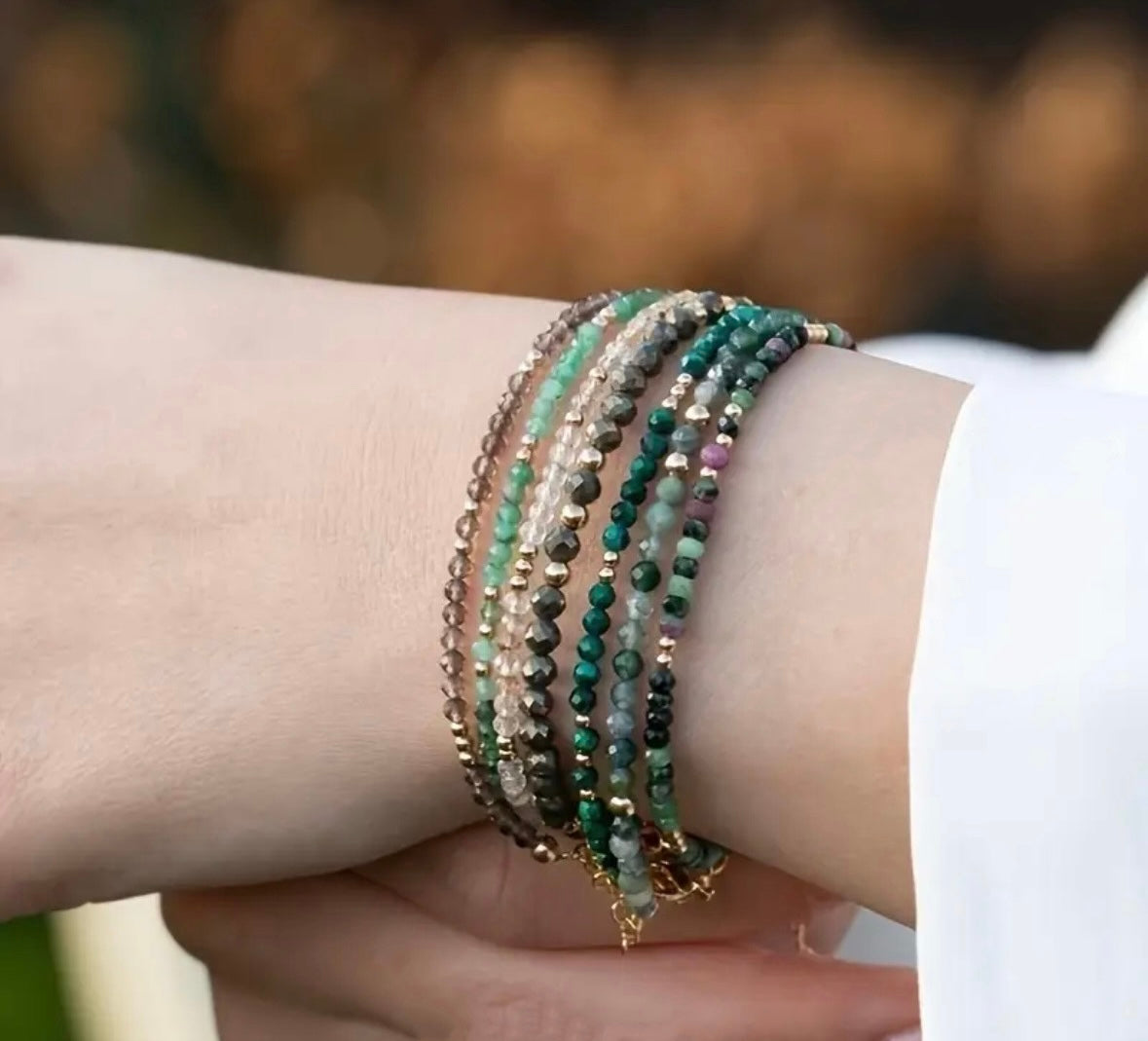 Raw Harmony Heart Bracelet