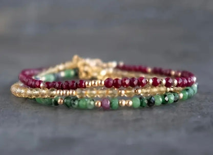 Raw Harmony Heart Bracelet
