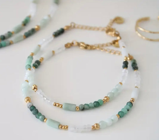 Raw Moonstone Bracelet